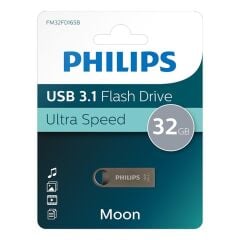 PHILIPS FM32FD165B/00 GRİ 32GB ULTRA HIZLI 100-150MB/S USB 3.1 METAL KASA FLASH BELLEK