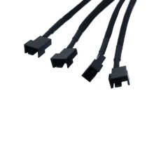 4598 Sata Power To Fan Çevirici 4 Port Y Pin PWM Çoklayıcı Splitter Fan Kablosu