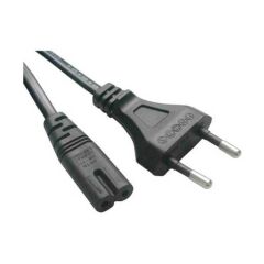 Teyp Fişi - Notebook Adaptör Işıldak Power Güç Kablosu 2 Pin