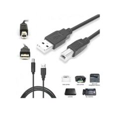 Usb Yazıcı Kablosu Hp Canon Brother Printer Kablosu 1.8 Metre