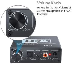 Digital To Analog Dac Çevirici Dönüştürücü Ses Optik Adaptörü