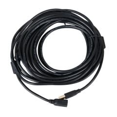 10 Metre USB-A 2.0 Dişi Erkek Uzatma Kablosu Siyah