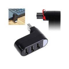 3 Port 180 Dirsek Usb Hub Çoğaltıcı Çoklayıcı Usb 2.0 Çoklama