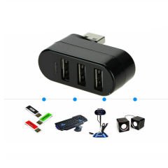 3 Port 180 Dirsek Usb Hub Çoğaltıcı Çoklayıcı Usb 2.0 Çoklama