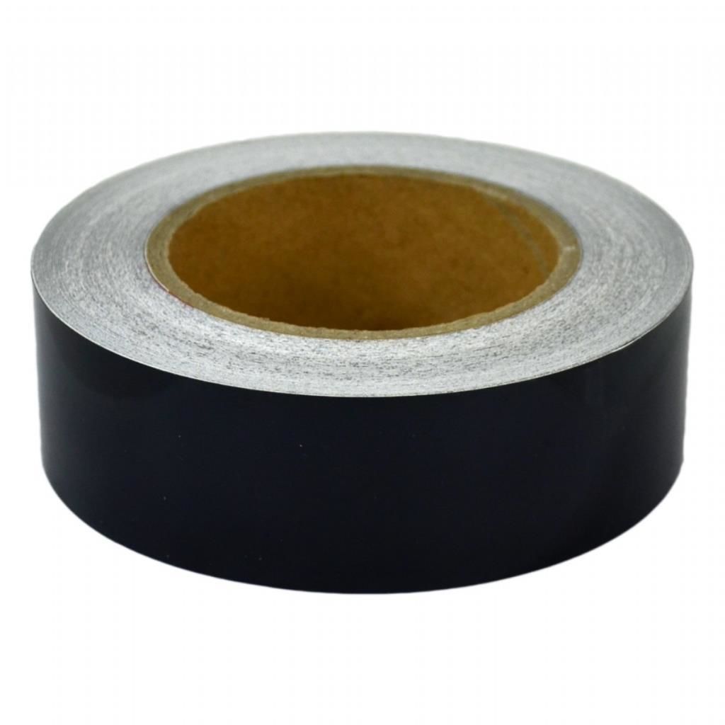 Siyah  Bant  Çıta dekor araç kaplama 4 cm x 25 Metre