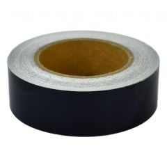 Siyah  Bant  Çıta dekor araç kaplama 4 cm x 25 Metre