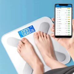 DİJİTAL BANYO BASKÜL KİLO TARTI BLUETOOTH UYGULAMA DESTEKLİ TERAZİ