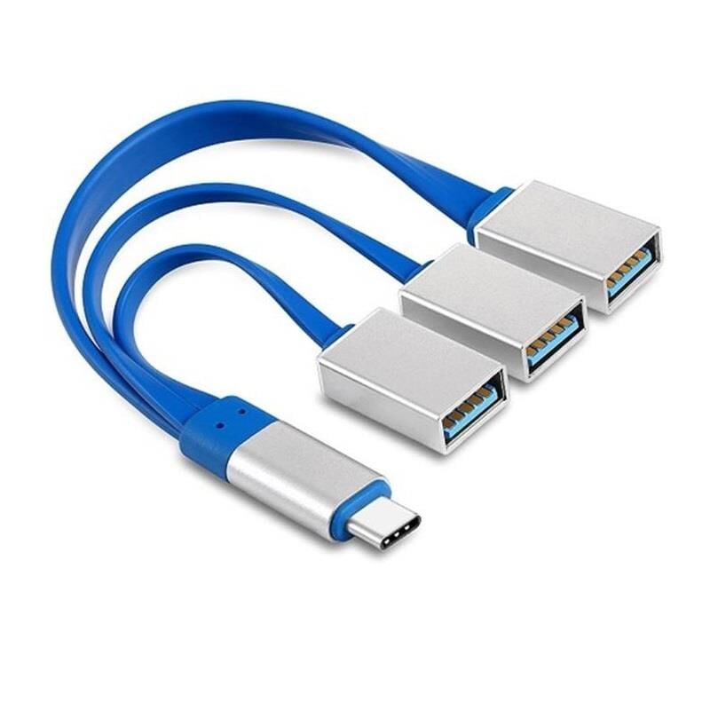 4346 Type-c To Usb 3.0 Çevirici Çoklayıcı 3 Port Adaptör Hub