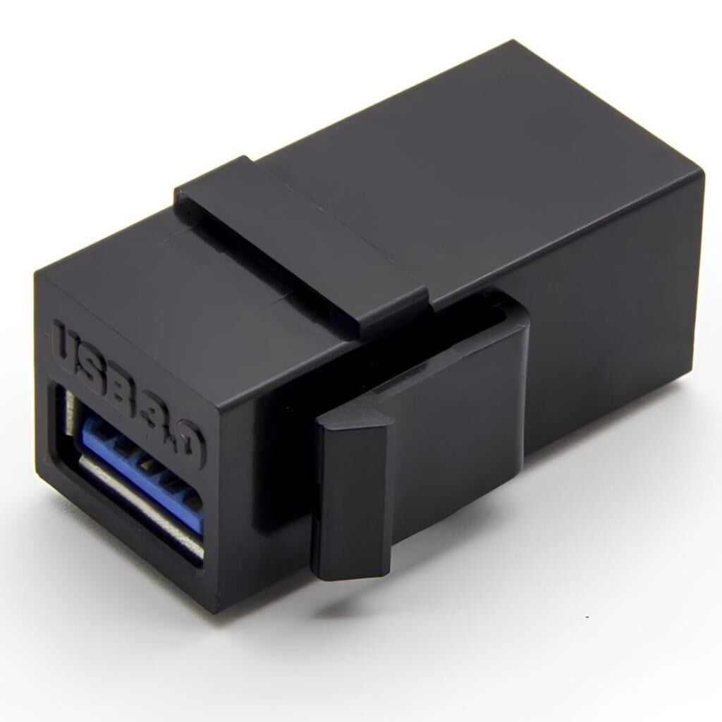 6088 USB 3.0 A Dişi To Dişi Keystone Jack Adaptör Çevirici Uzatma Dönüştürücü Ara Bağlantı