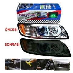 Mat Siyah  Far Stop Filmi 30 Cm X 1 Metre
