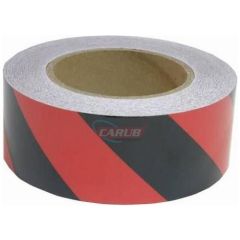 Fosforlu Bant 5 Cm x 25M Kırmızı-Siyah