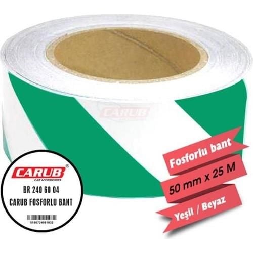 Fosforlu Bant 5 Cm x 25M Yeşil Beyaz