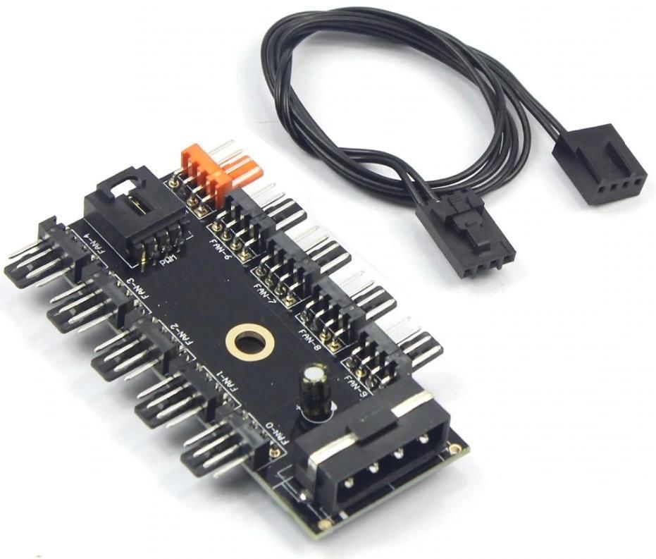 4337 10 Port Fan Power Ide Switch Pwm Çoklayıcı
