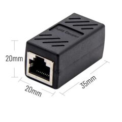 4608 Cat5 6 Dişi Kablo Ekleyici Uzatma Uzatıcı Rj45 Ek Birleştirici Ara Adsl Gigabit