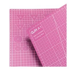 A1 Kesme Matı Patchwork - Cutting Mat - Kesim Altlığı - Kesim Tablası - 90x60cm - Pembe
