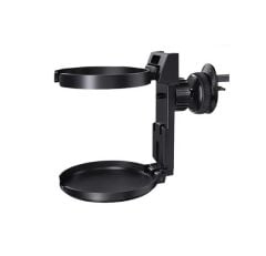 CARUB Bardaklık Katlanır Otomatik Monteli Siyah