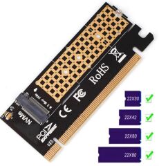 4390 M.2 Nvme Ssd Ngff To Pcie 3.0 X16 Adaptör M Key Kart Çevirici Dönüştürücü