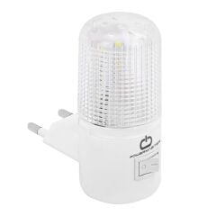Anahtarli 0.5 Watt Led'li̇ Beyaz Işik Gece Lambasi