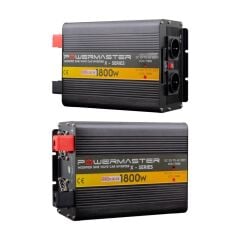 Pwr1800-12 Çi̇ft Di̇ji̇tal Ekran 12 Volt - 1800 Watt Modified Sinus Wave Inverter