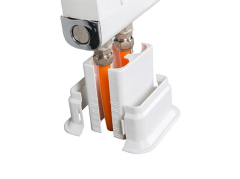 5 Adet Ayarlanabilir Çiftli Petek Boru Kılıfı – Beyaz Radyatör Boru Gizleme