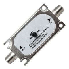 TV & Uydu için Inline Amplifier 15-30dB | 47-2150MHz Sinyal Arttırıcı