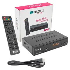 Magbox Pluton S Full HD TKGS'li HDMI-Scart Girişli Kasalı Uydu Alıcısı
