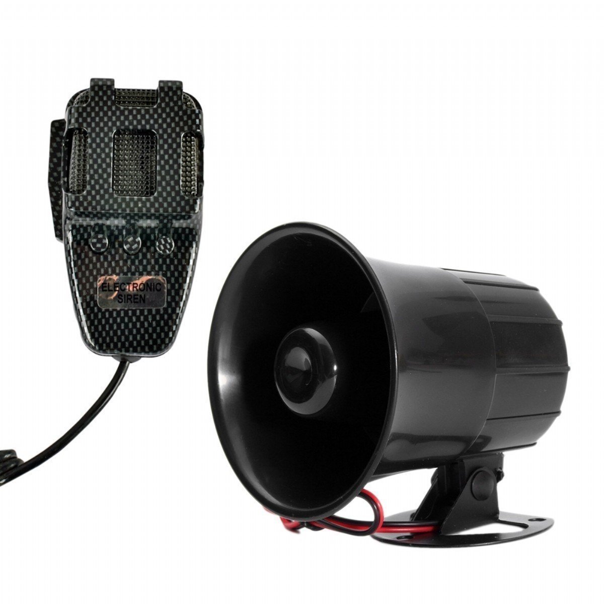 Polis Sireni Dat Dat 3 Sesli Mikrofonlu 12 Volt 60 Watt Megafon