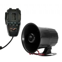 Polis Sireni Dat Dat 3 Sesli Mikrofonlu 12 Volt 60 Watt Megafon
