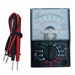 Analog Ölçü Aleti - Profesyonel İbreli Multimetre AC/DC Akım Test Cihazı