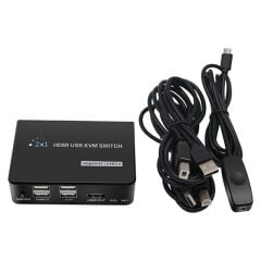 PM-11789 4K HDMI USB KVM Switch 2x1