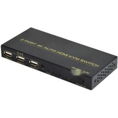 PM-14742 2 Port HDMI KVM Switch Ultra HD 4K Kasa Çoklu Bilgisayar Kontrol Cihazı