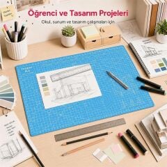A3 Kesim Matı - Kesme Matı - Kesim Altlığı - Kesim Tablası - 45x30cm