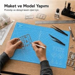 A3 Kesim Matı - Kesme Matı - Kesim Altlığı - Kesim Tablası - 45x30cm