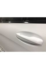 Beyaz Karbon Folyo 3d Hava Kanallı Kaplama Folyosu 152 Cm