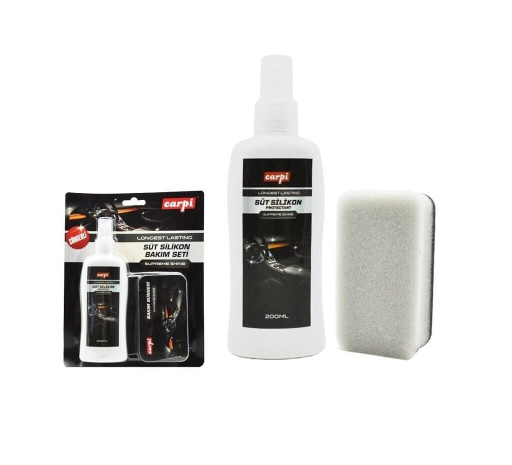 Süt Silikon Parlatıcı 200ML Sünger Set