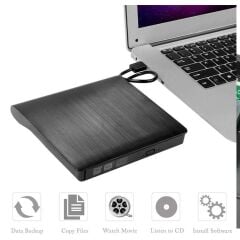 4368 USB 3.0 Harici DVD RW Caddy Kutu | 12.7mm Uyumlu | Siyah