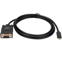 6093 Type C to Vga Çevirici Dönüştürücü Adaptör Kablosu 1.8 Metre Usb C 1080P 60Hz Full HD