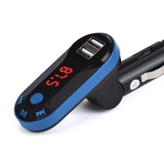 Çift USB/SD Destekli Bluetooth FM Transmitter - BT-FM Modülatör 12-24V