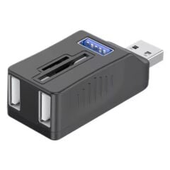 6080 Usb 3.0 Hub 5 Port Çoklayıcı SD TF Micro SD MMC Kart Okuyucu Splitter Çevirici