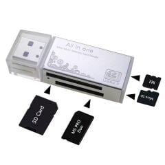 6070 USB Çoklu Kart Okuyucu SD Micro MMC MS MicroSd Sdhc Hafıza Kartı Adaptörü