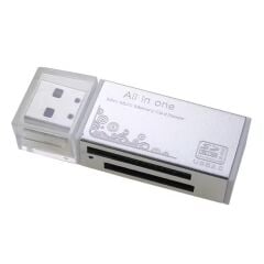 6070 USB Çoklu Kart Okuyucu SD Micro MMC MS MicroSd Sdhc Hafıza Kartı Adaptörü