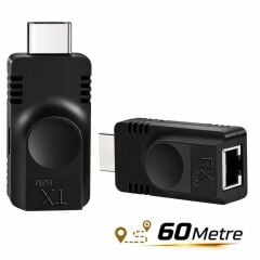 Hdmi Extender 60 Metre Cat5e Cat6 Ethernet Kablo Uzatma Uzatıcı Aparatı Adaptör