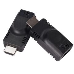 Hdmi Extender 60 Metre Cat5e Cat6 Ethernet Kablo Uzatma Uzatıcı Aparatı Adaptör