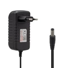 12 Volt - 2 Amper 5.5*2.5 Mm Uçlu Plasti̇k Kasa Pri̇z Ti̇pi̇ Adaptör