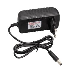 12 Volt - 2 Amper 5.5*2.5 Mm Uçlu Plasti̇k Kasa Pri̇z Ti̇pi̇ Adaptör