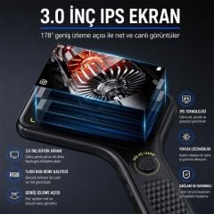 29314 3.0'' IPS Ekranlı El Tipi Dijital Mikroskop (2 MP Kamera PC Kamera)