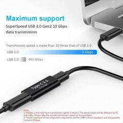 Type C Usb 3.1 Dişi Dişi Çevirici Dönüştürücü Adaptör