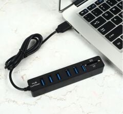 4691 Usb Hub 6 Port MicroSD Tf Sd Kart Okuyucu Çoklayıcı