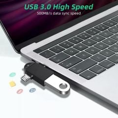 Micro Usb Type-c 3 In 1 Dönüştürücü Çevirici Adaptör Otg 1 Adet