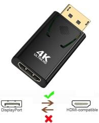 4946 4K Destekli Displayport Hdmi Çevirici Dönüştürücü Adaptör